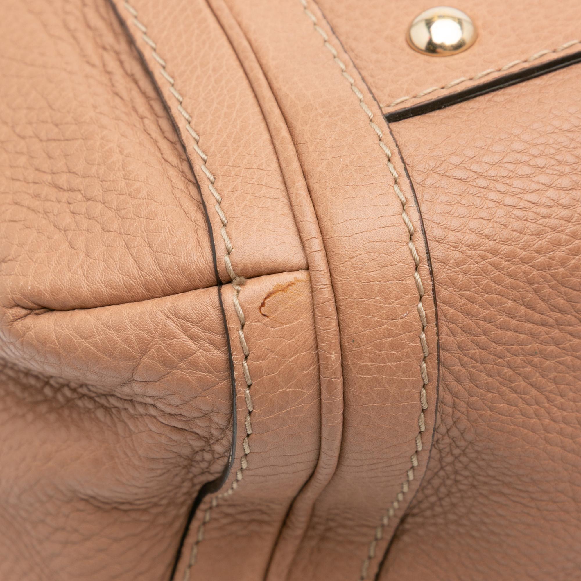 Gucci Medium Pebbled Calfskin Bella Shoulder Bag