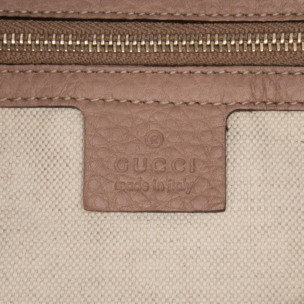 Gucci Medium Pebbled Calfskin Bella Shoulder Bag