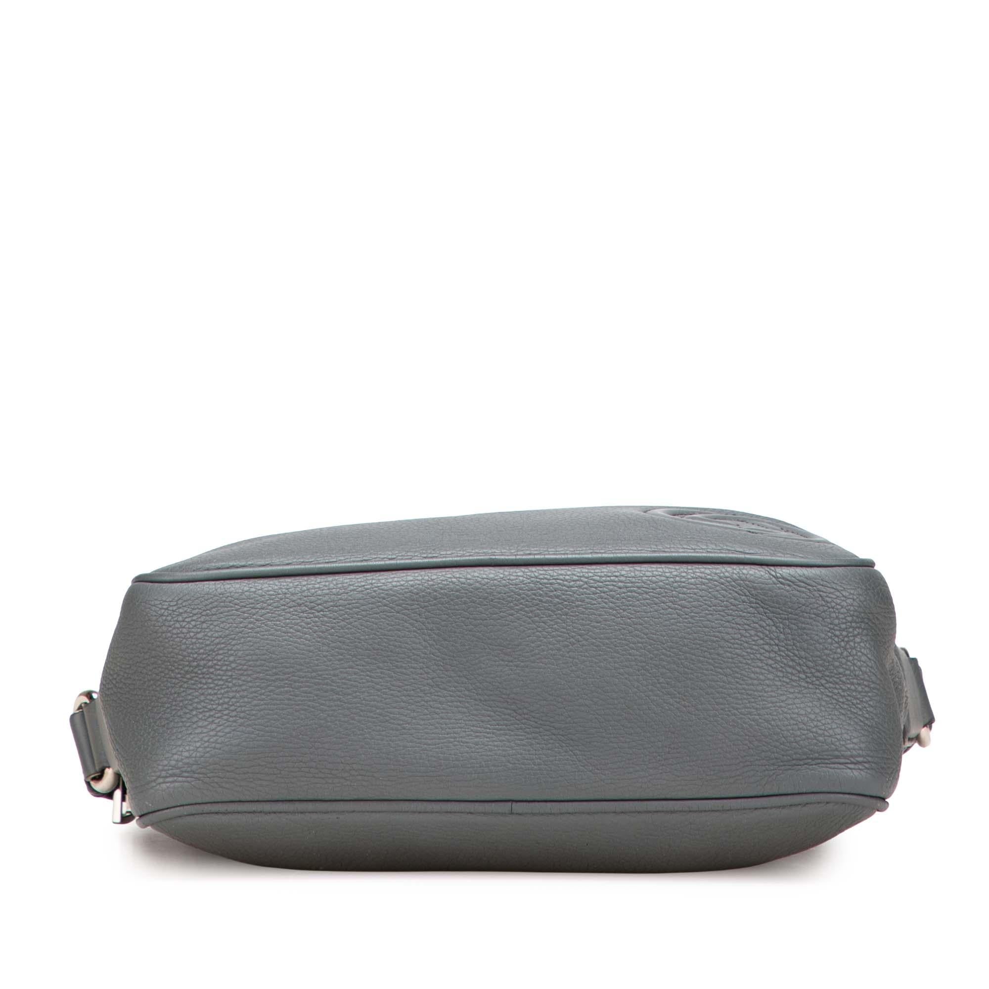 Gucci Medium Pebbled Calfskin Soho Messenger Bag