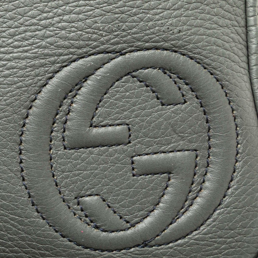 Gucci Medium Pebbled Calfskin Soho Messenger Bag