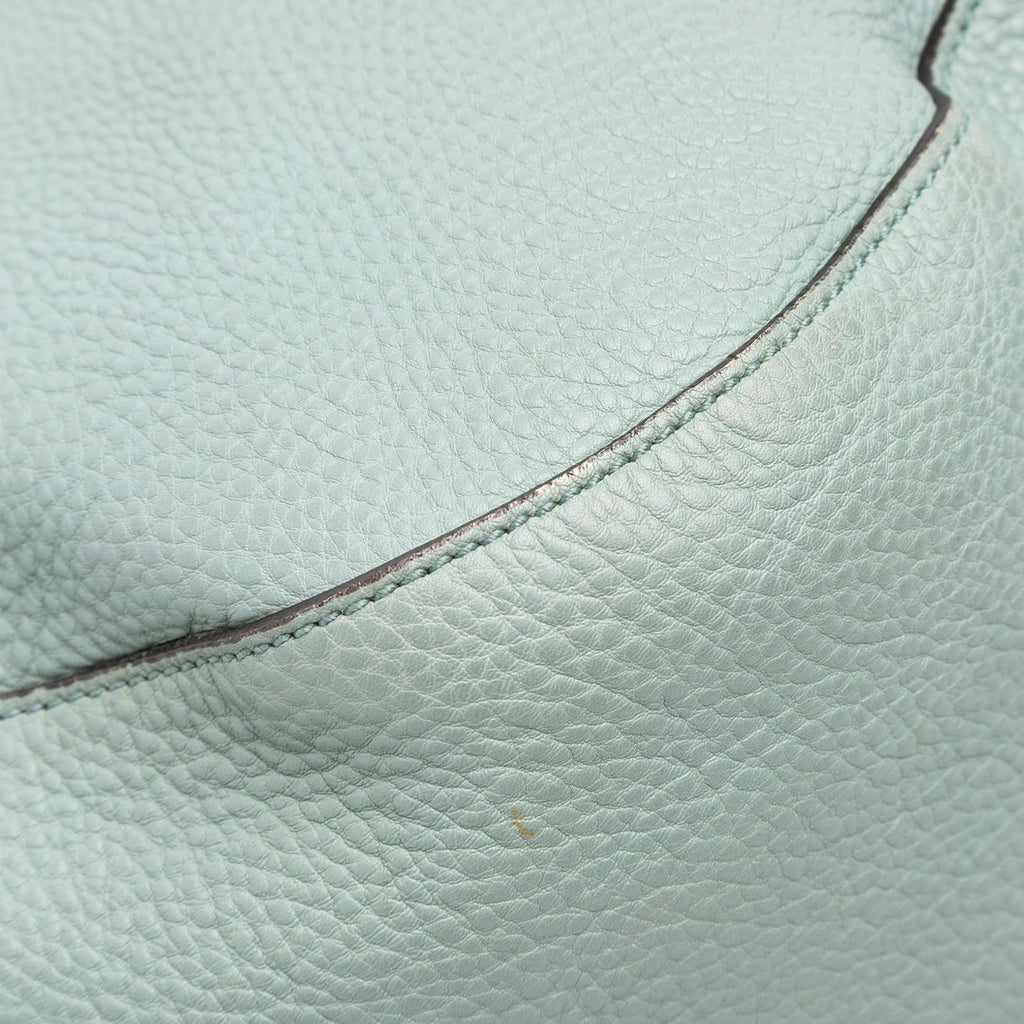 Gucci Medium Pebbled Calfskin Twill Tote