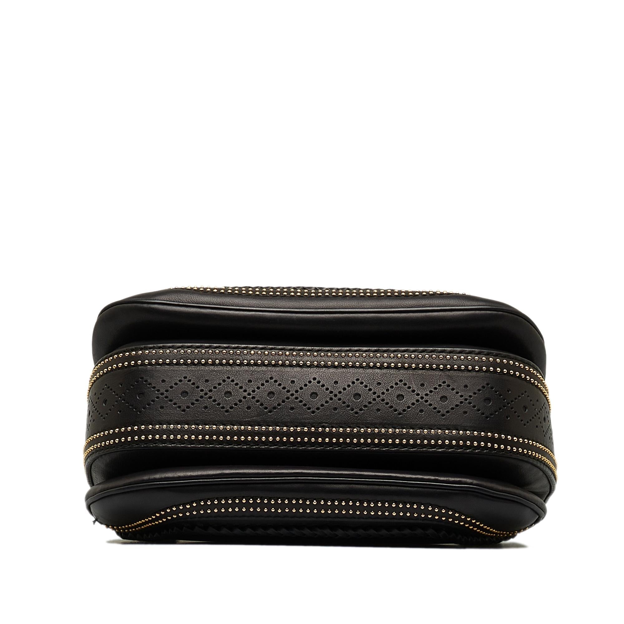 Gucci Medium Studded New Bamboo Tassel Satchel (SHG-LOkrtI)