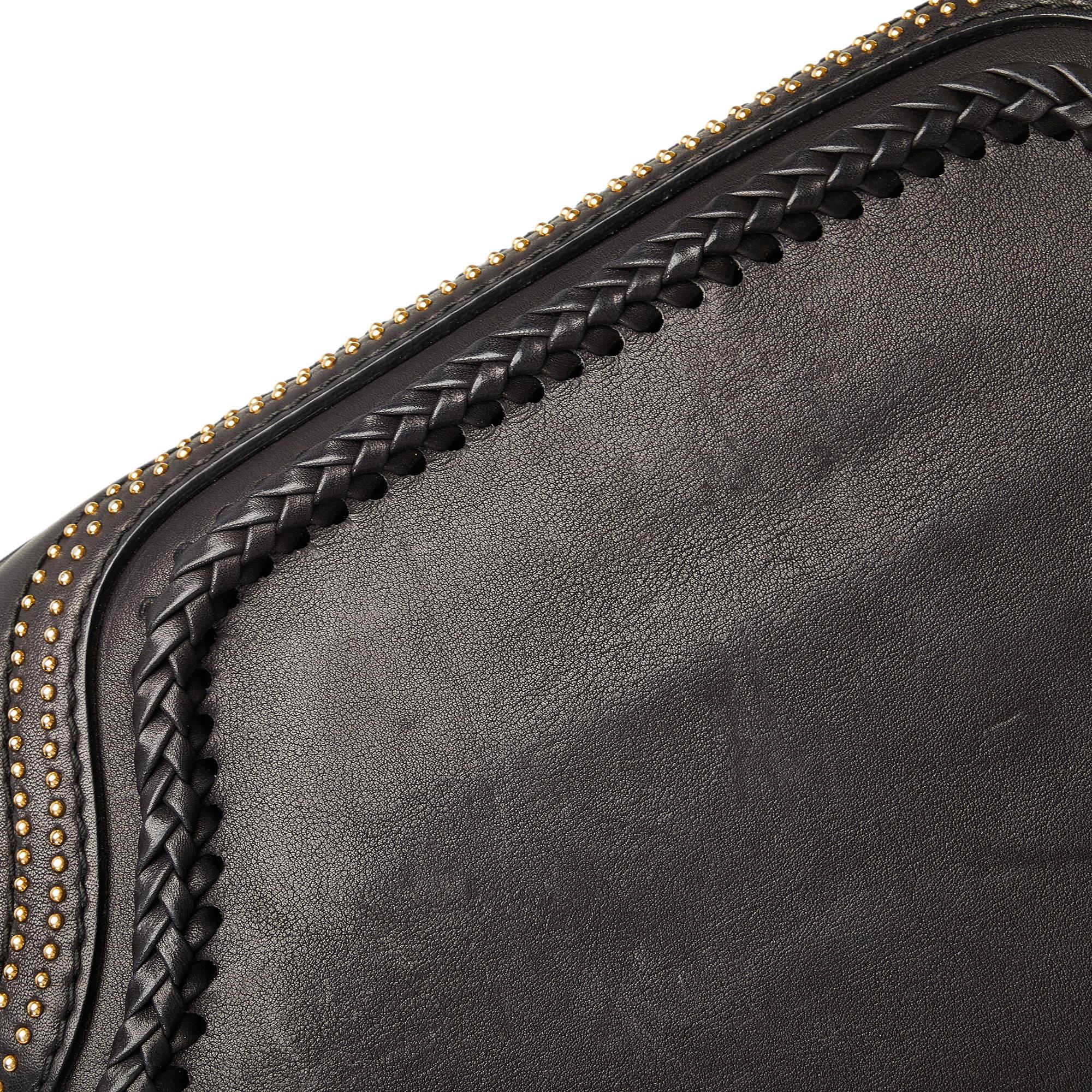 Gucci Medium Studded New Bamboo Tassel Satchel (SHG-LOkrtI)