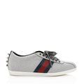 Gucci Metallic Glitter Bambi Low Top Sneakers - Size 7.5 / 37.5 (SHF-19662)