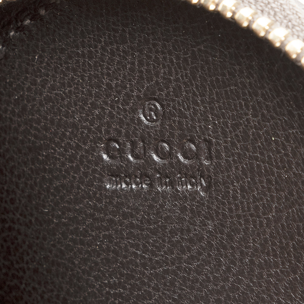Gucci Metallic Guccissima Heart Coin Pouch (SHF-19887)