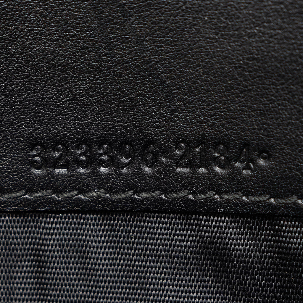 Gucci Metallic Guccissima Leather Bree Continental Wallet (SHF-hnueDV)