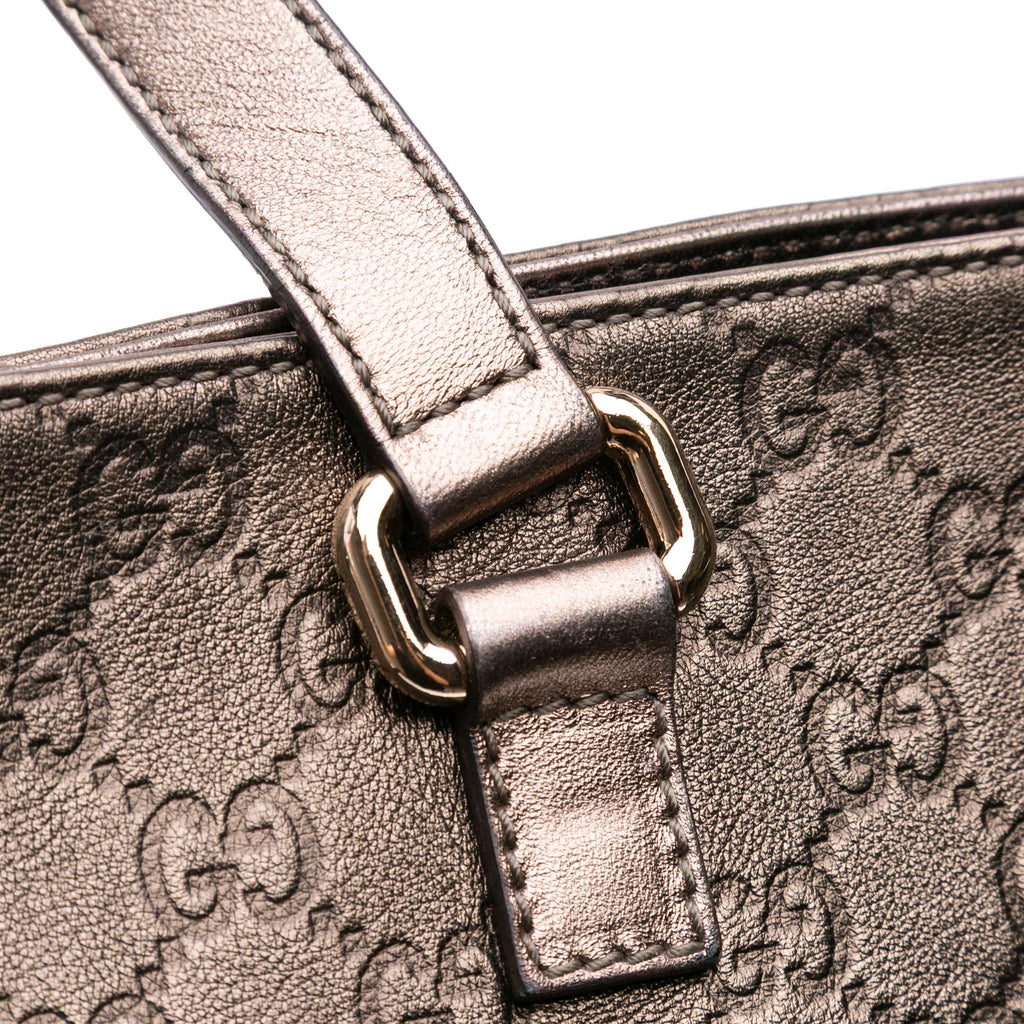 Gucci Metallic Guccissima Tote