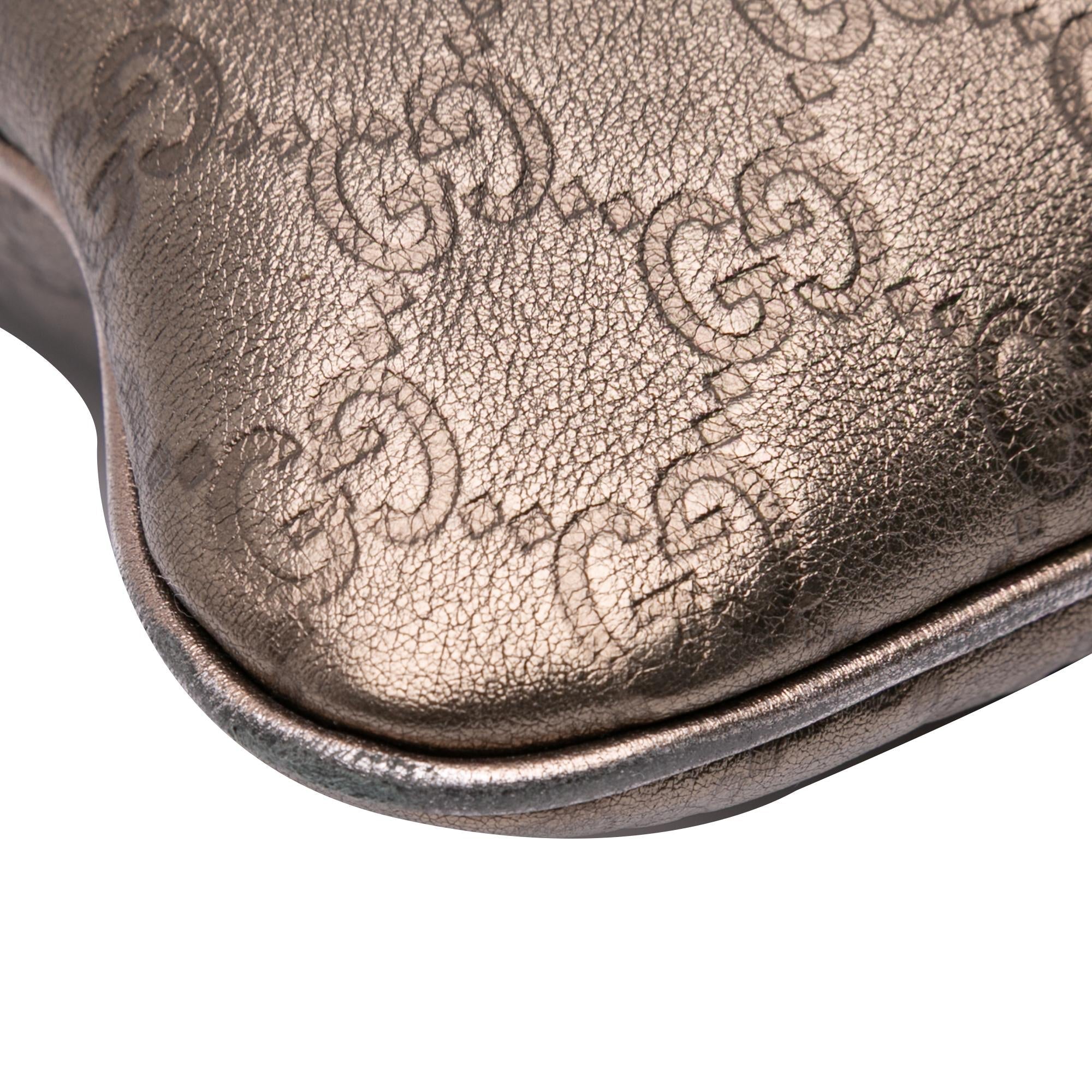 Gucci Metallic Guccissima Tote