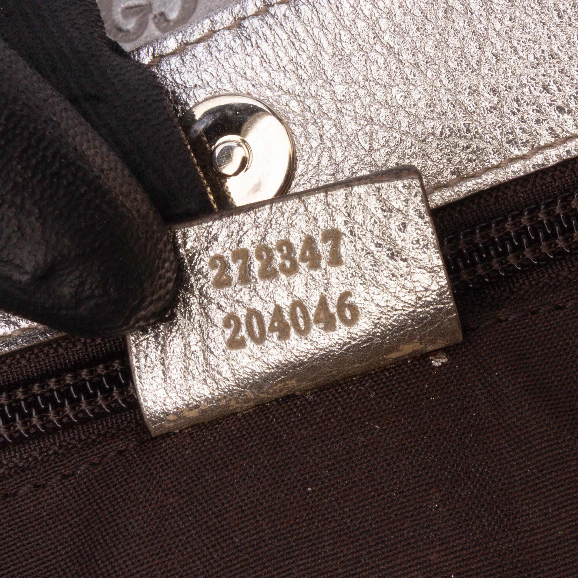 Gucci Metallic Guccissima Tote