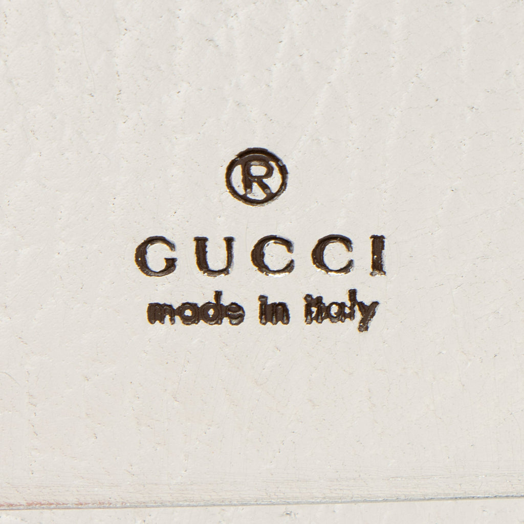 Gucci Metallic Leather GG Marmont Card Case