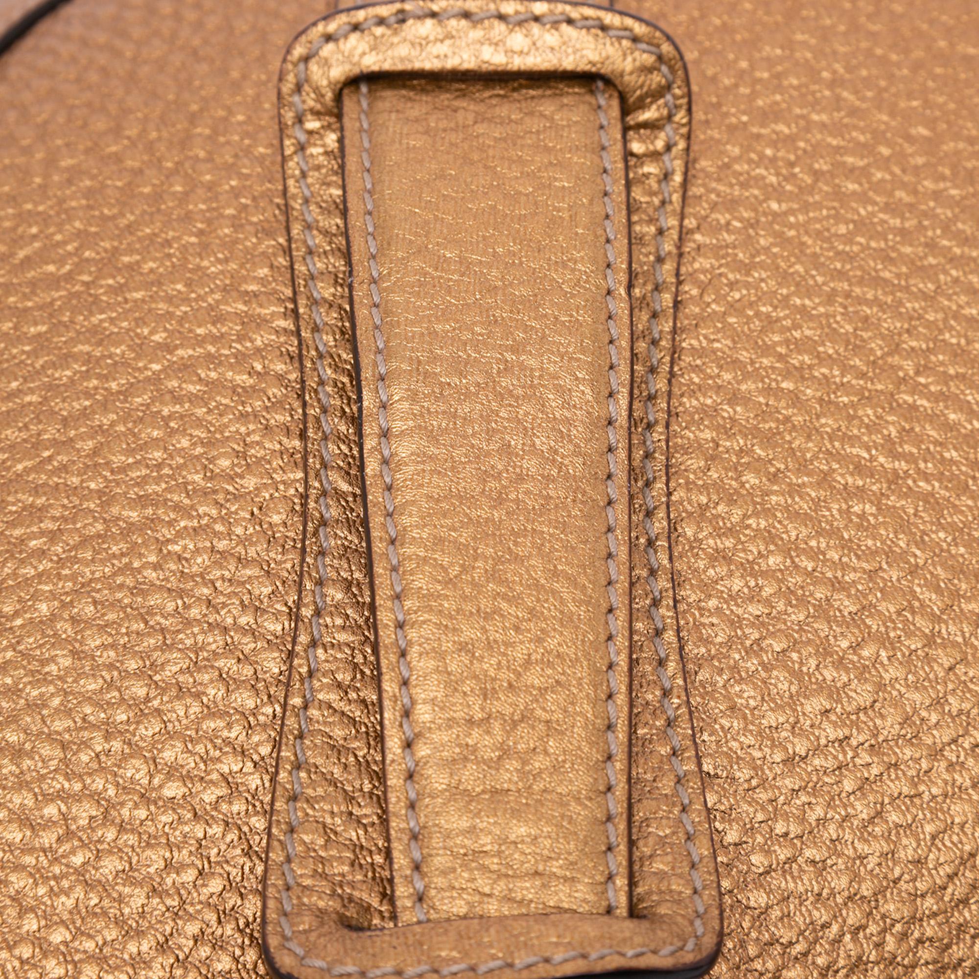 Gucci Metallic Leather Horsebit Crossbody