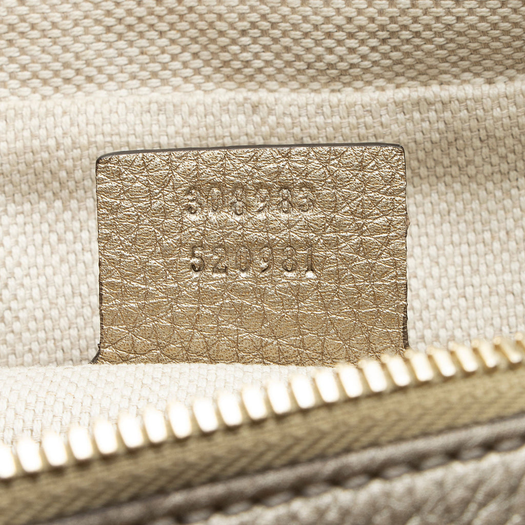Gucci Metallic Leather Soho Chain Small Shoulder Bag