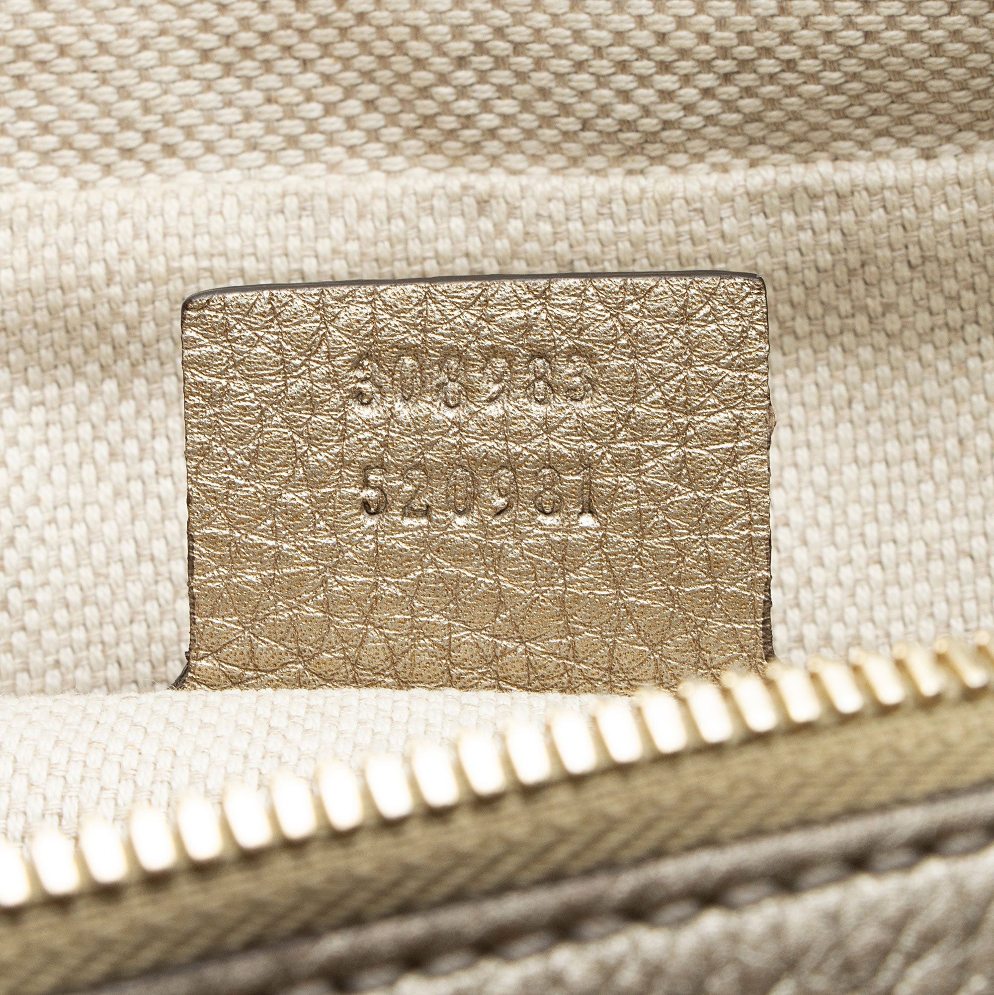 Gucci Metallic Leather Soho Chain Small Shoulder Bag