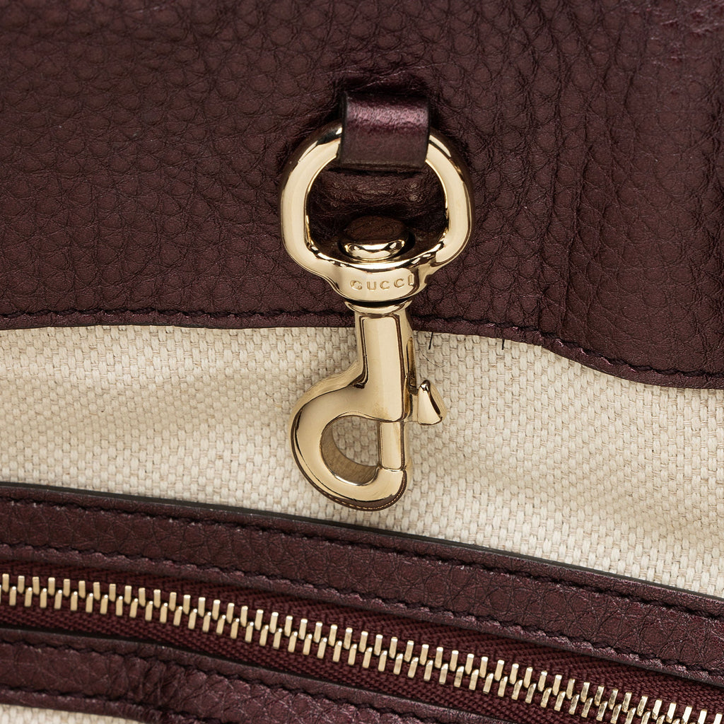 Gucci Metallic Leather Soho Medium Shoulder Bag
