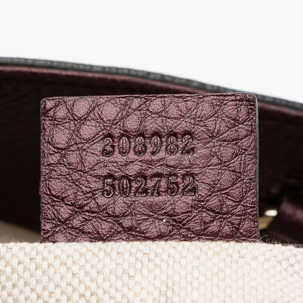 Gucci Metallic Leather Soho Medium Shoulder Bag