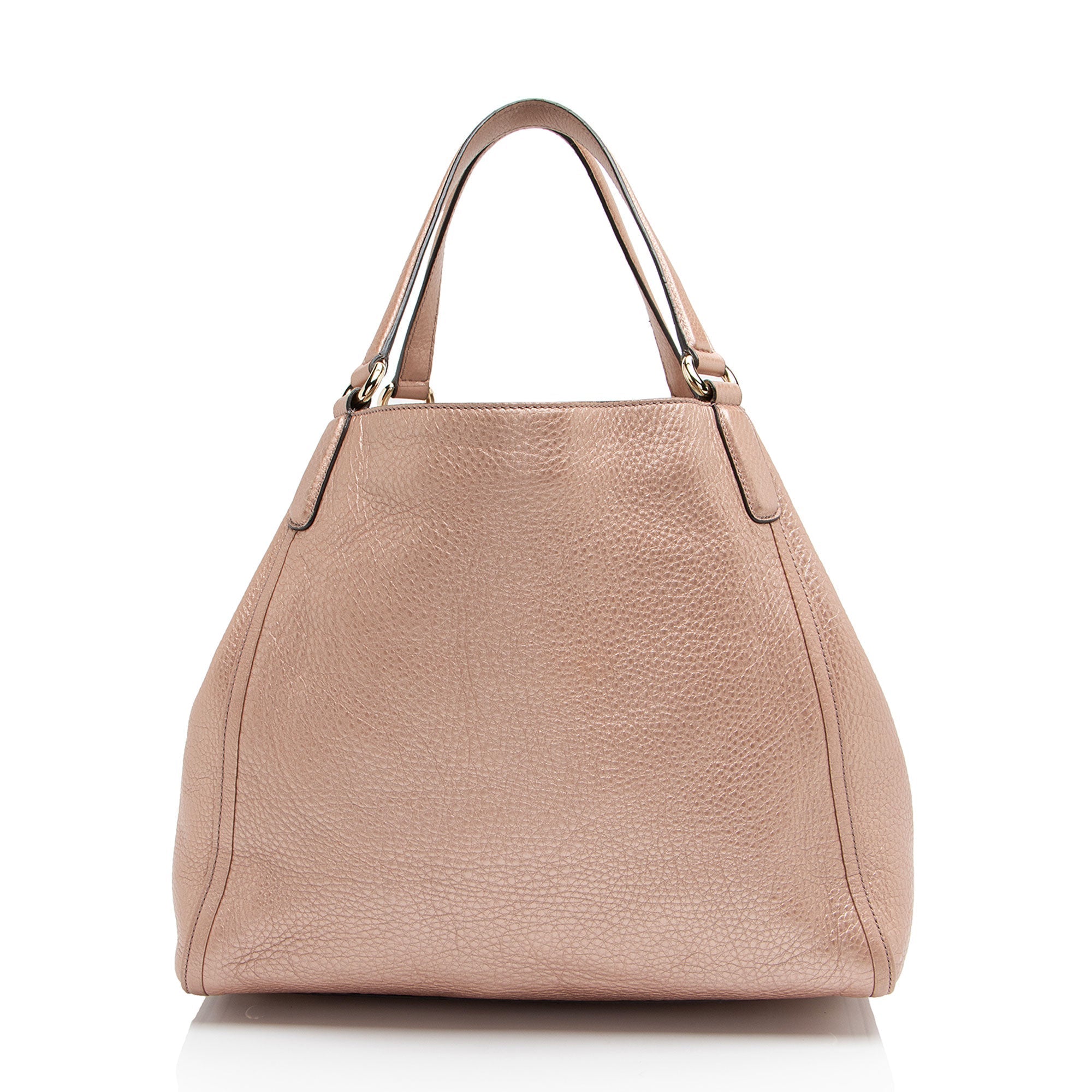 Gucci Metallic Leather Soho Medium Tote