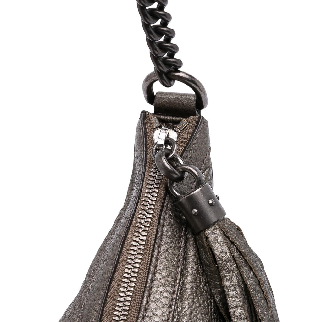 Gucci Metallic Leather Soho Shoulder Bag
