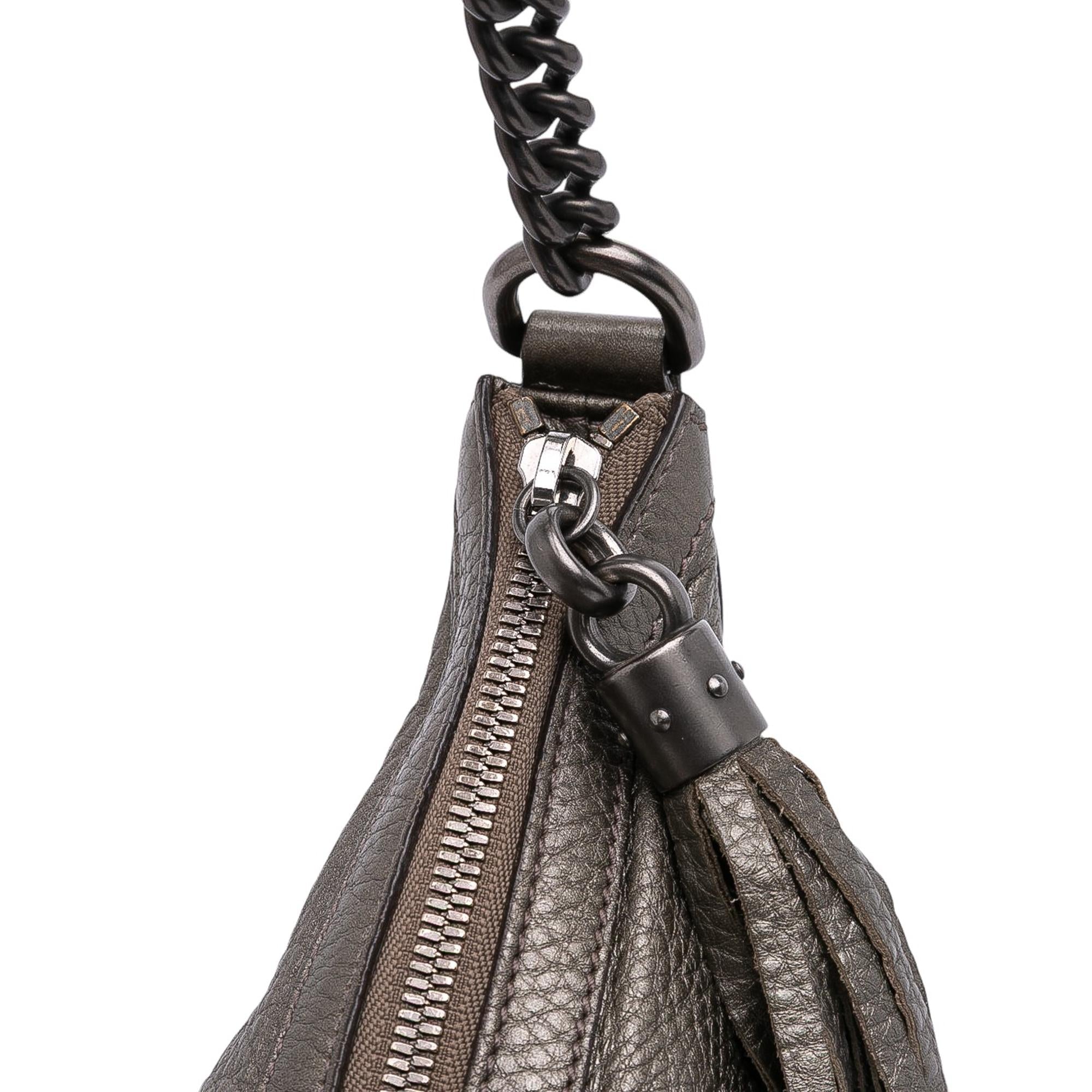 Gucci Metallic Leather Soho Shoulder Bag