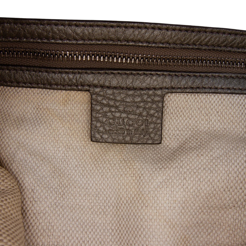 Gucci Metallic Leather Soho Shoulder Bag