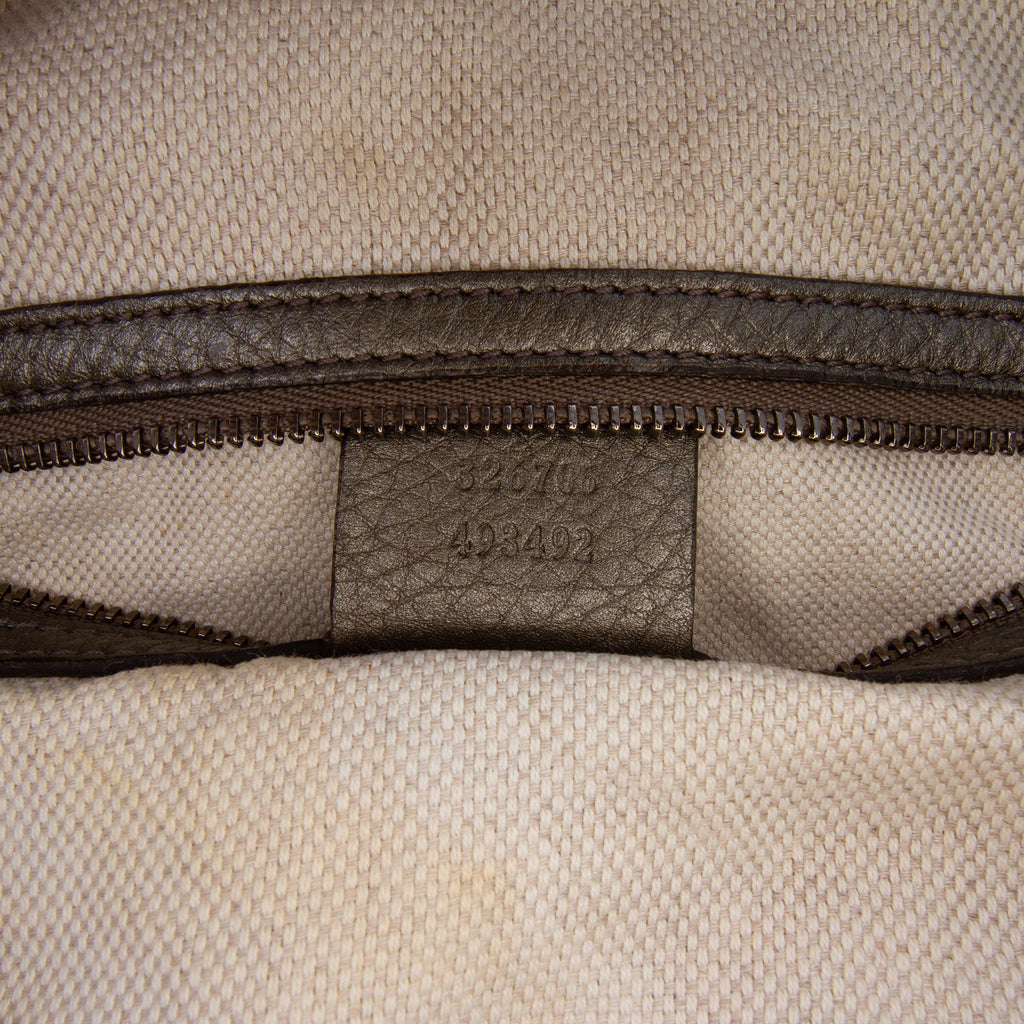 Gucci Metallic Leather Soho Shoulder Bag