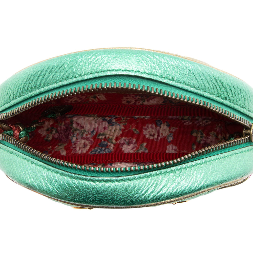Gucci Metallic Leather Trapuntata Mini Bag