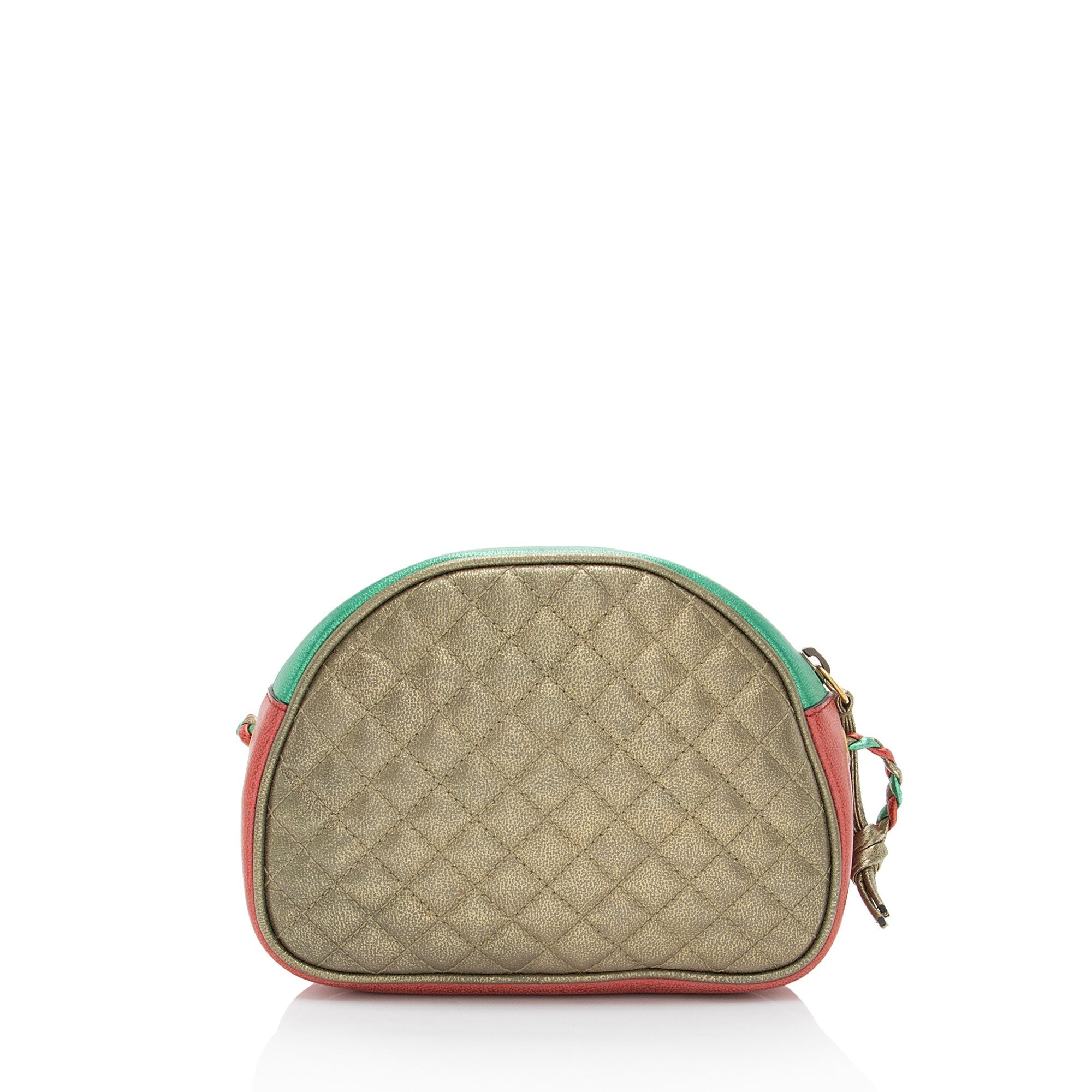 Gucci Metallic Leather Trapuntata Mini Bag