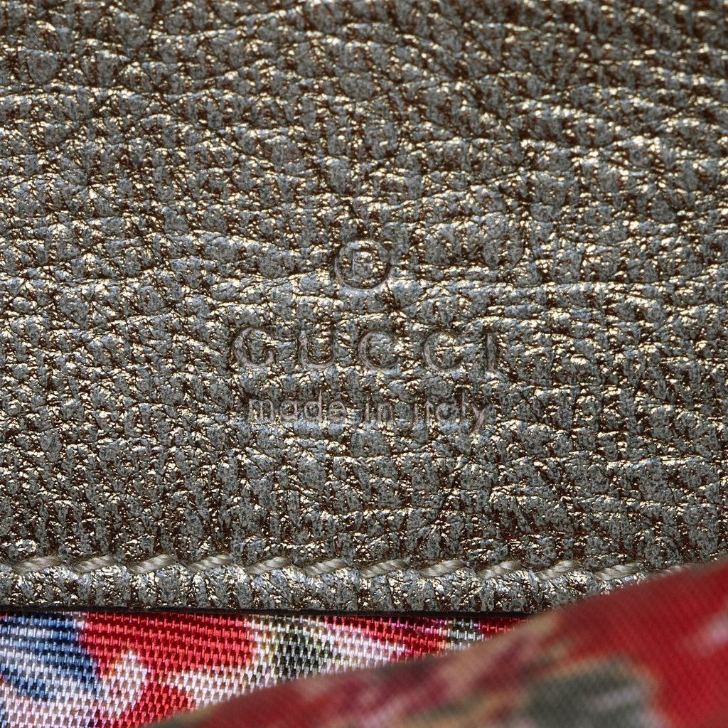 Gucci Metallic Leather Trapuntata Mini Bag