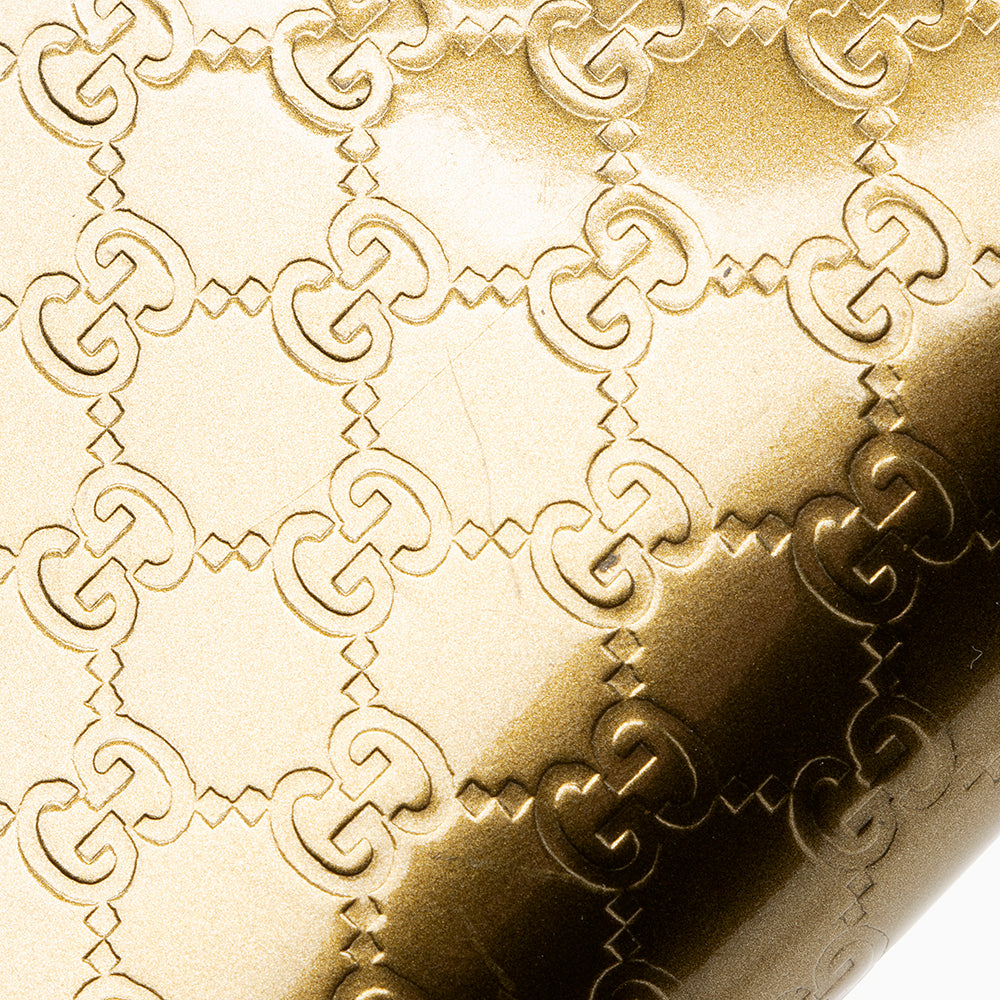 Gucci Metallic Microguccissima Zip Around Wallet (SHF-18998)