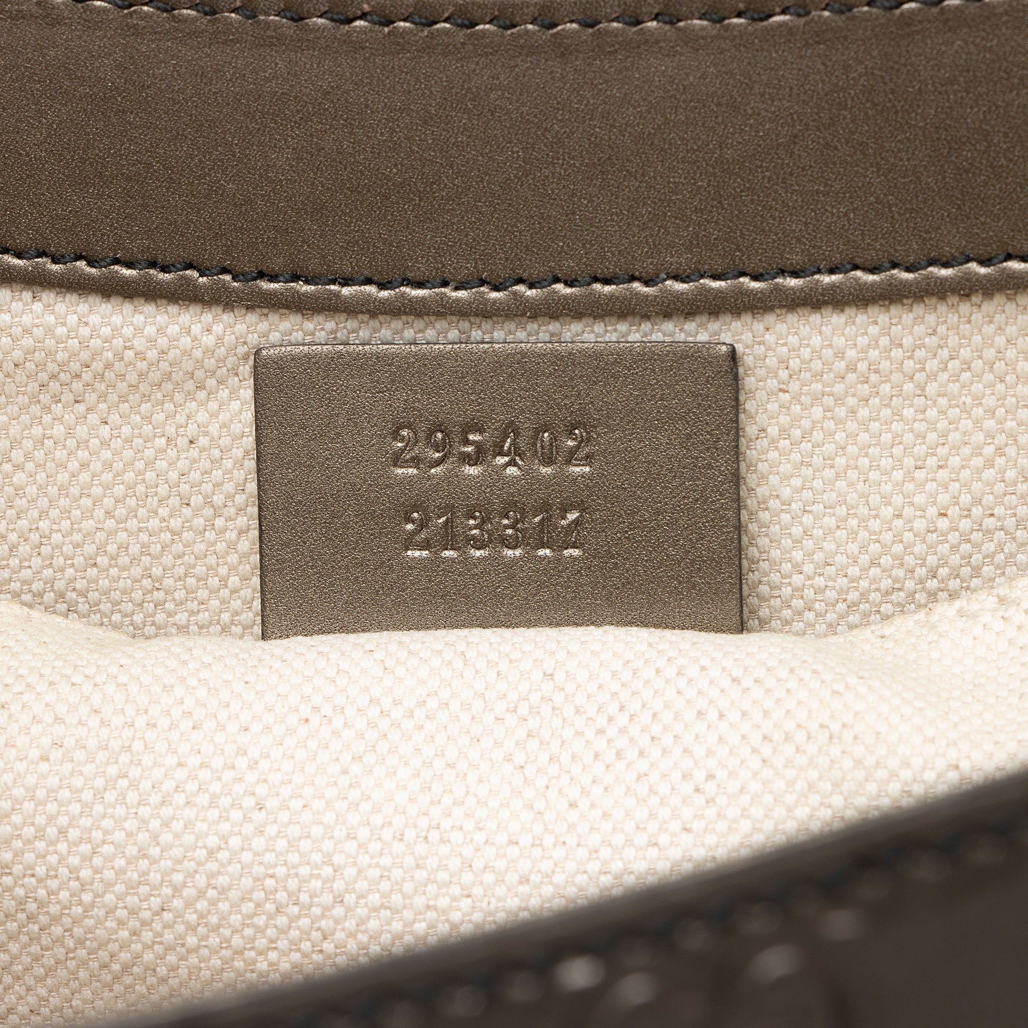 Gucci Metallic PatLBt Guccissima Leather Emily Medium Shoulder Bag