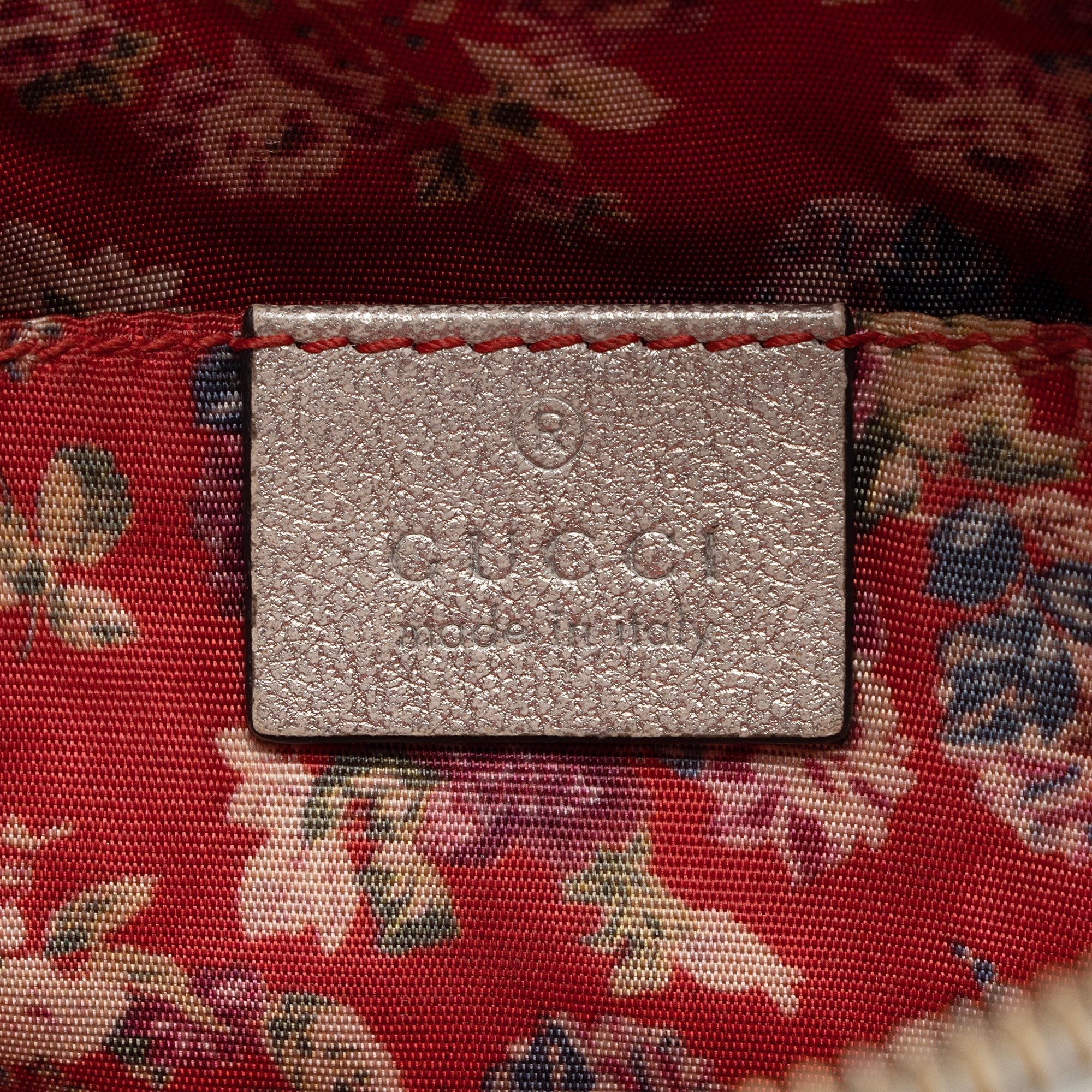 Gucci Metallic Quilted Leather Web Trapuntata Small Shoulder Bag (SHF-22451)