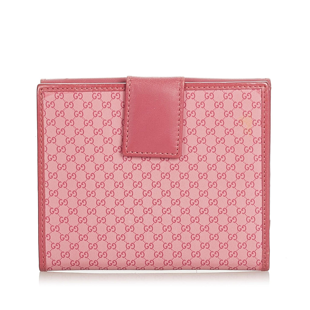 Gucci Micro Gucci Canvas Small Wallet (SHG-25665)