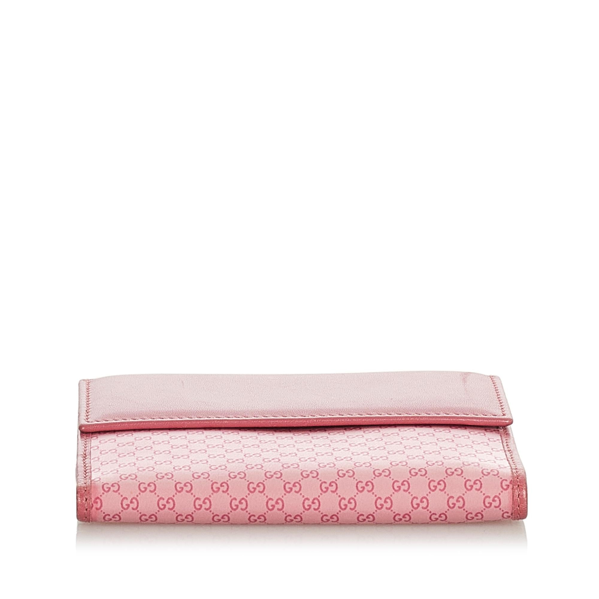 Gucci Micro Gucci Canvas Small Wallet (SHG-25665)
