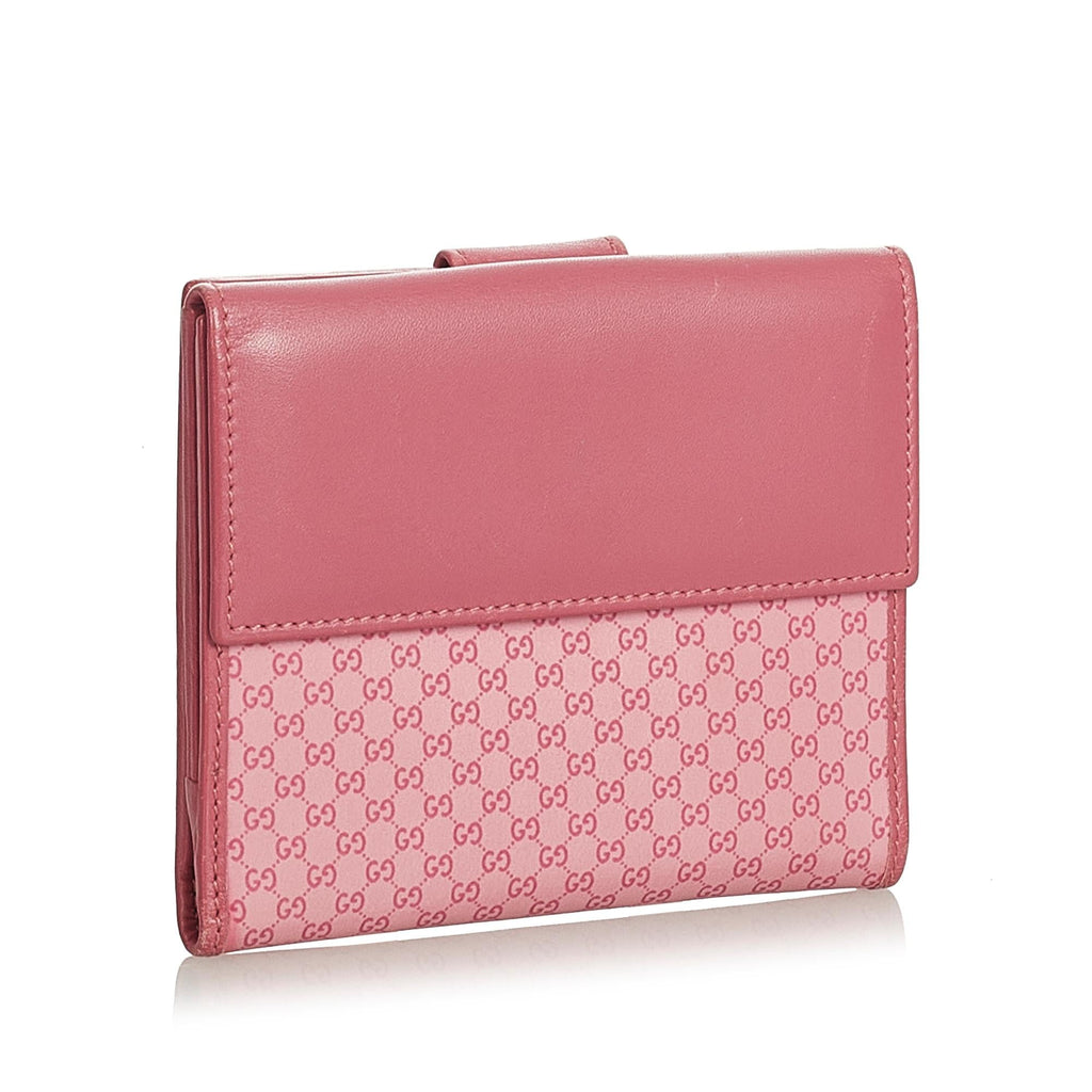 Gucci Micro Gucci Canvas Small Wallet (SHG-25665)