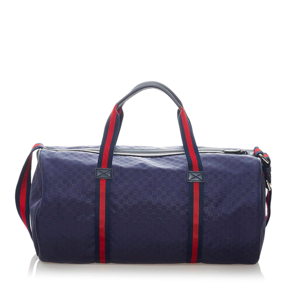 Gucci Micro Gucci Web Boston Bag (SHG-32026)