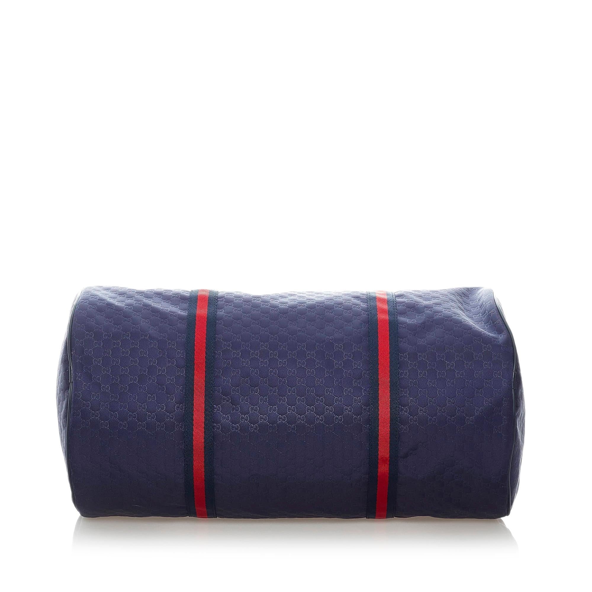 Gucci Micro Gucci Web Boston Bag (SHG-32026)