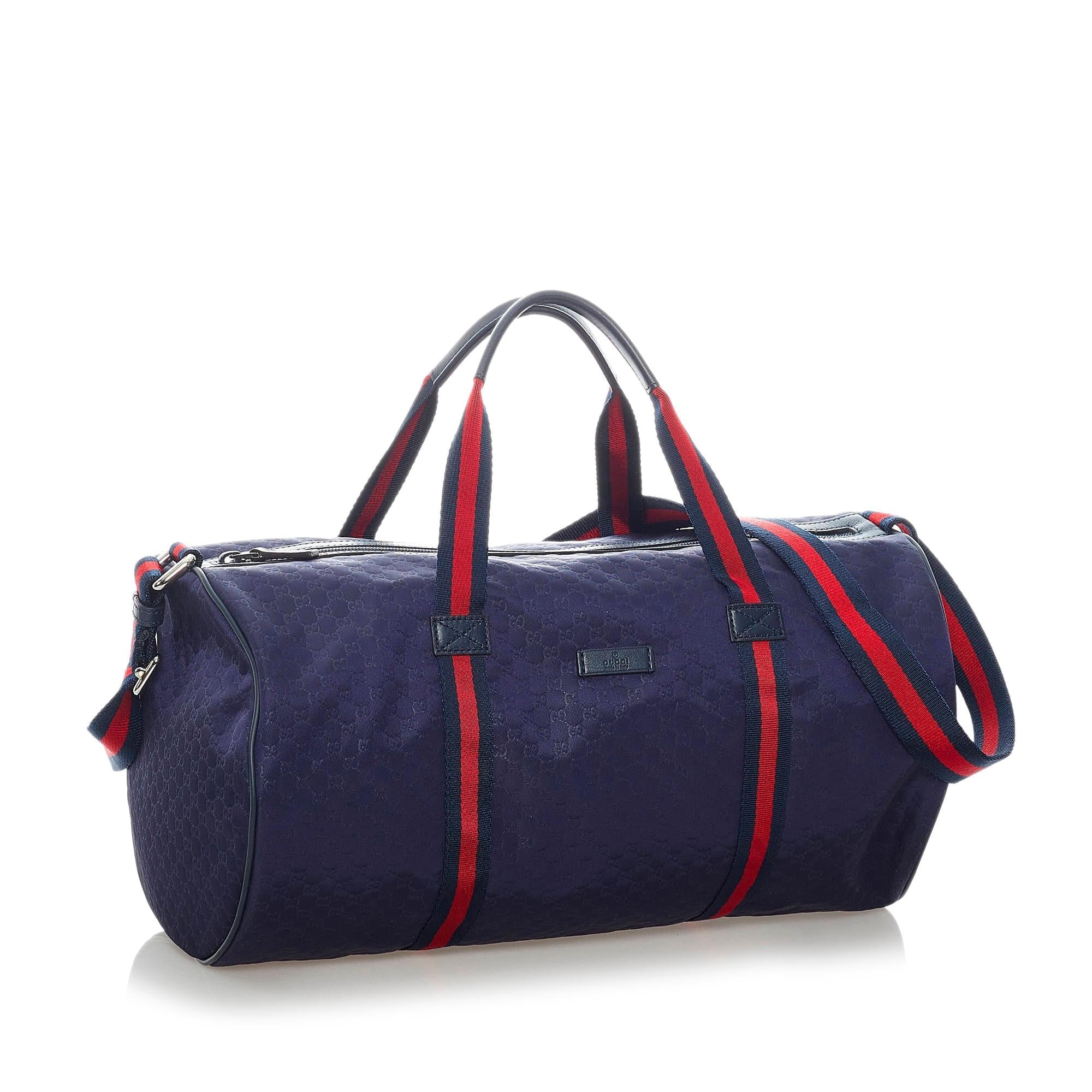 Gucci Micro Gucci Web Boston Bag (SHG-32026)