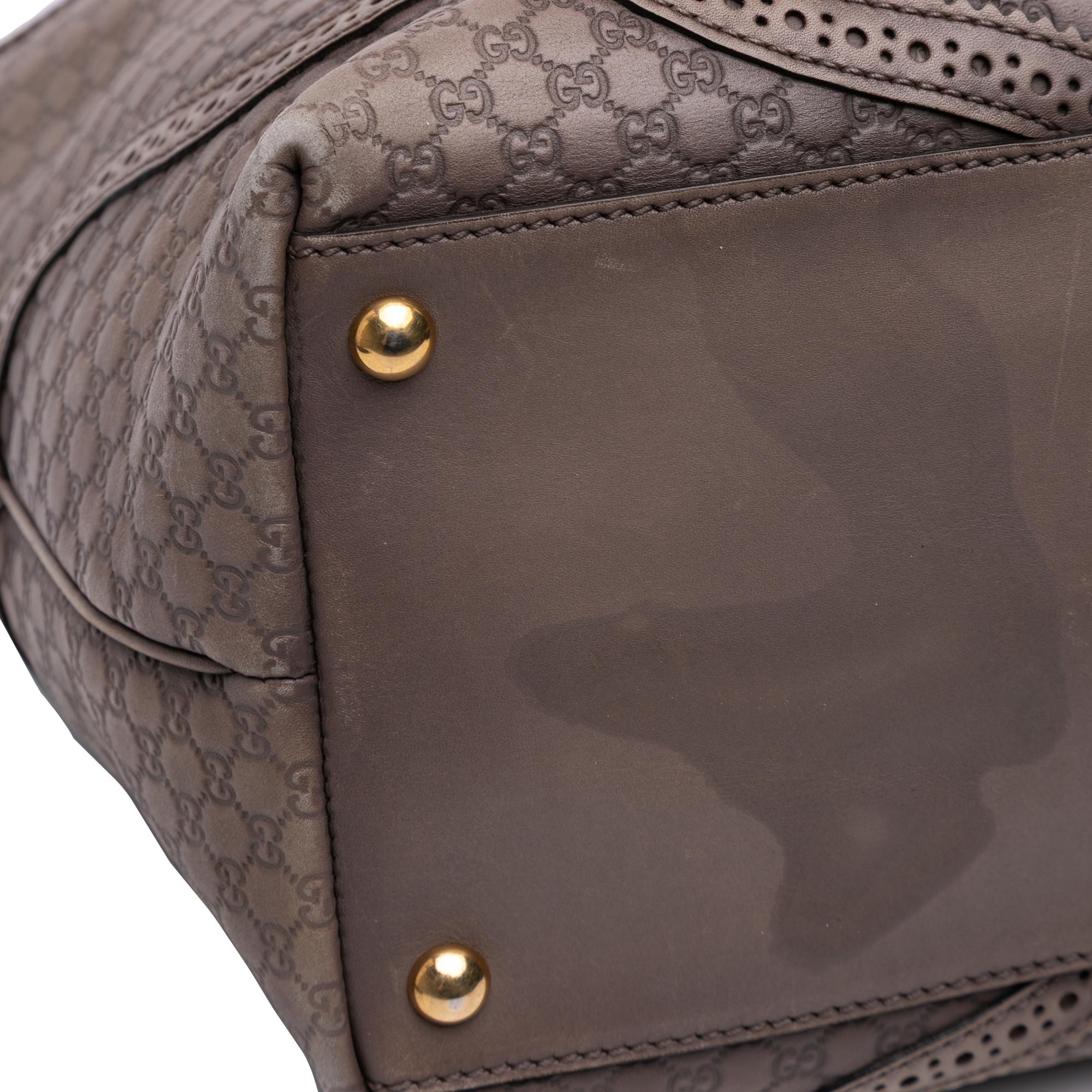 Gucci Microguccissima Brogue Duilio Tote