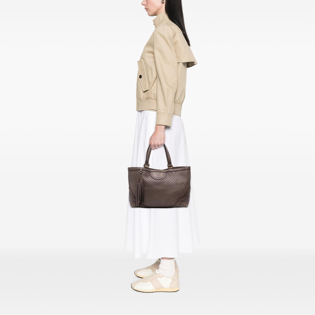 Gucci Microguccissima Brogue Duilio Tote