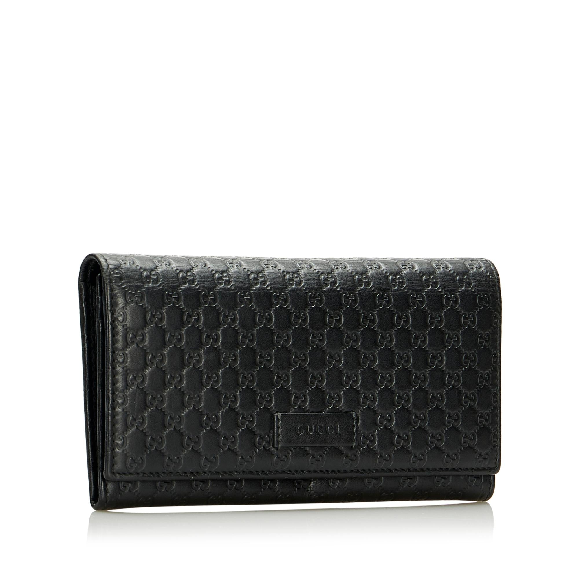 Gucci Microguccissima Continental Flap Wallet (SHG-756BiS)