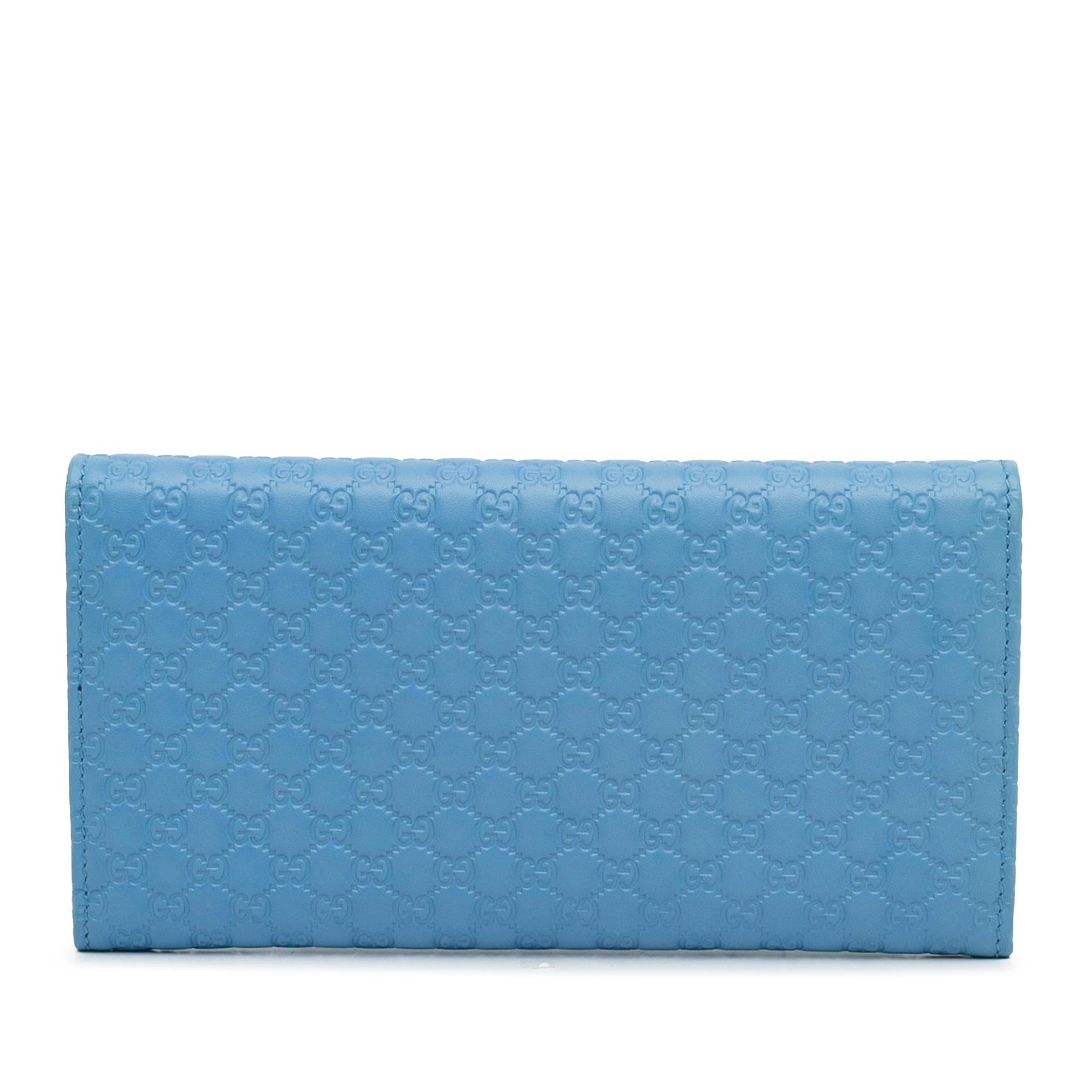 Gucci Microguccissima Continental Flap Wallet (SHG-EzGGYO)