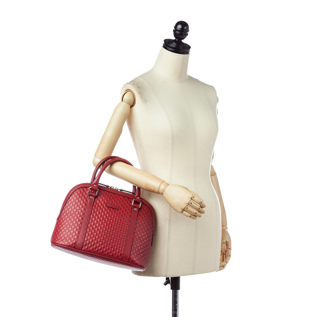 Gucci Microguccissima Dome Leather Satchel (SHG-Id4JQG)