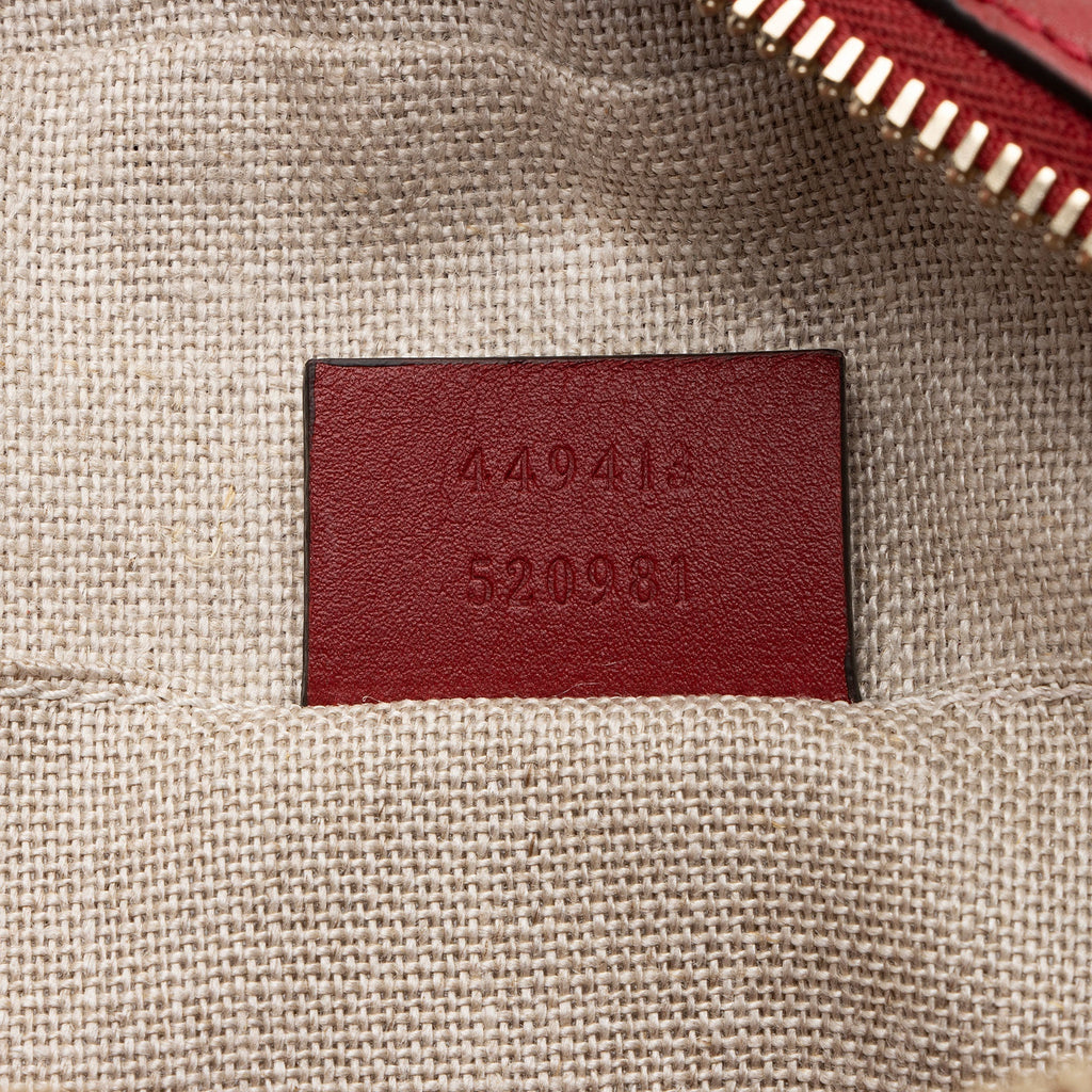 Gucci Microguccissima Leather Bree Disco Shoulder Bag (SHF-9yVrP0)