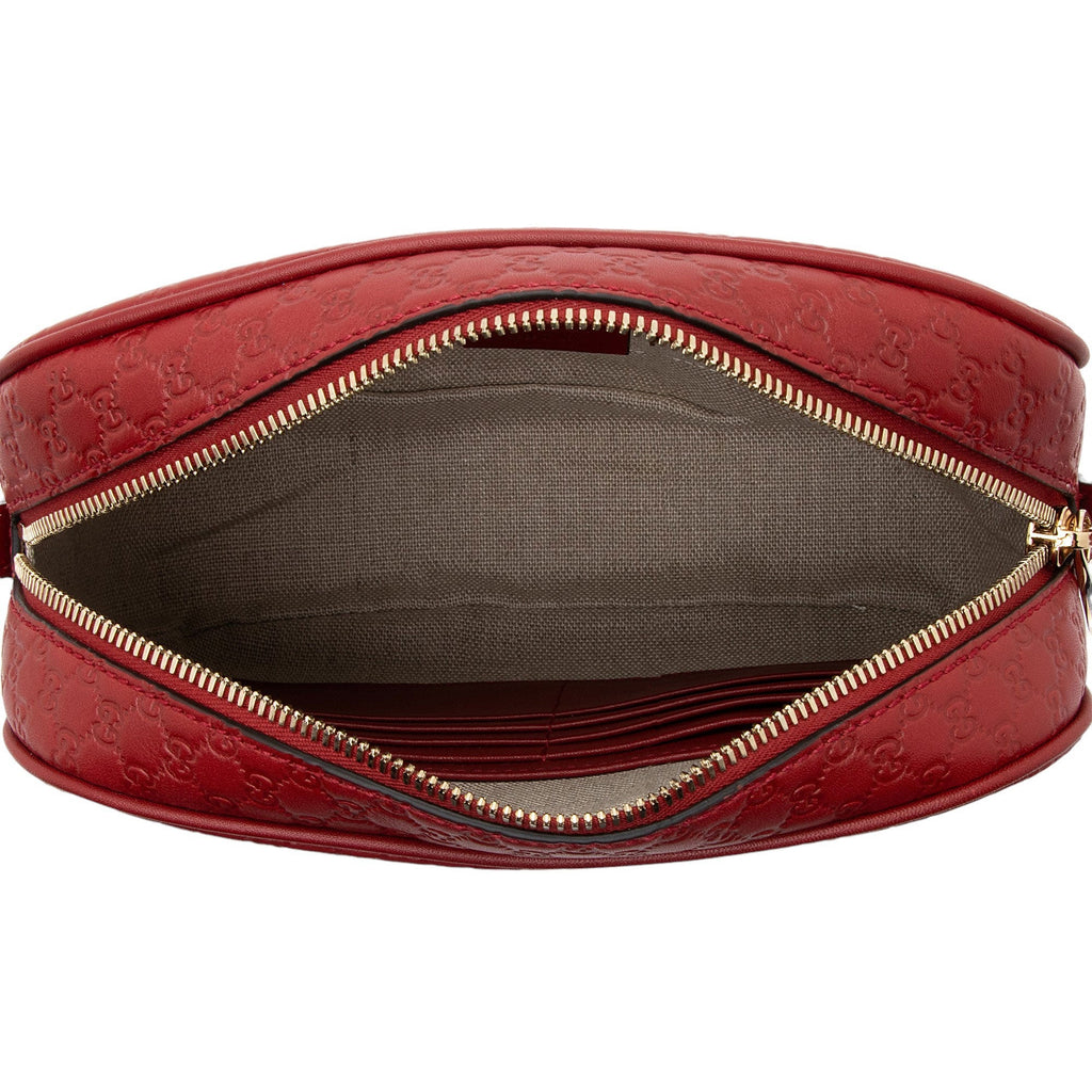 Gucci Microguccissima Leather Bree Disco Shoulder Bag (SHF-9yVrP0)