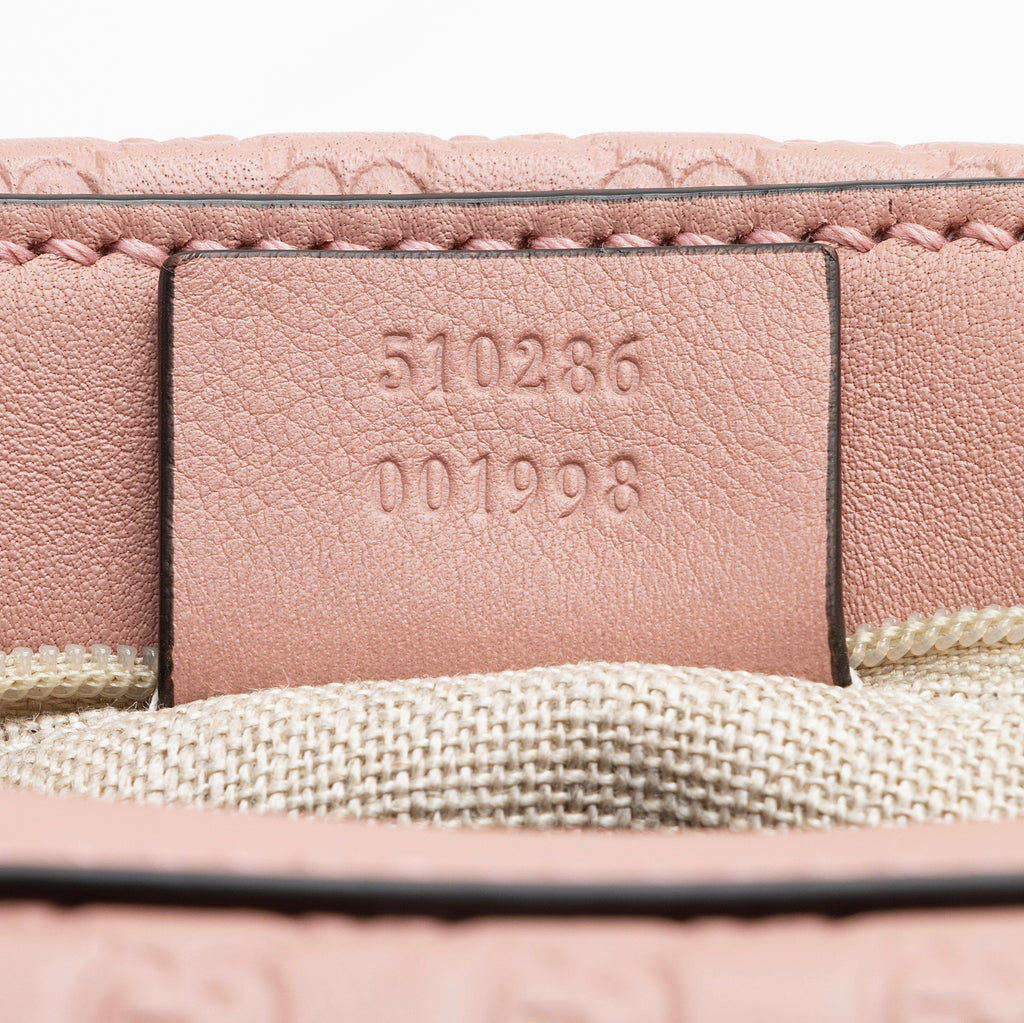 Gucci Microguccissima Leather Bree Small Satchel (SHF-22725)