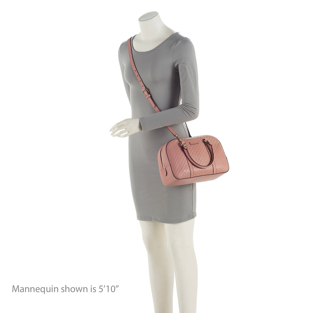 Gucci Microguccissima Leather Bree Small Satchel (SHF-22725)