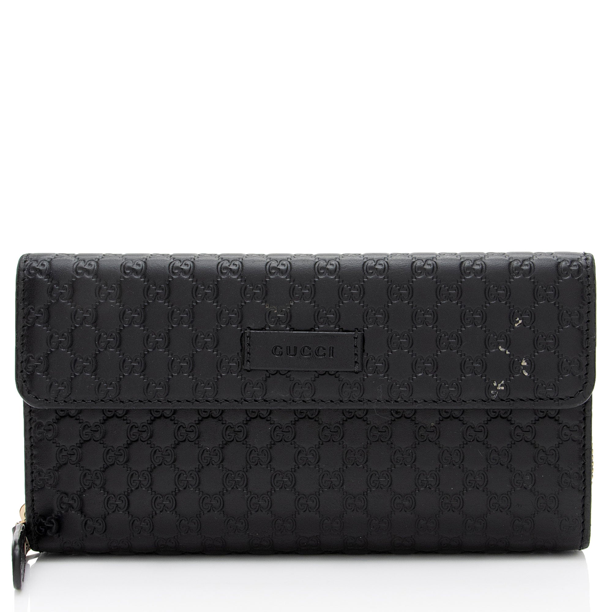 Gucci Microguccissima Leather ContinLBtal Flap Wallet