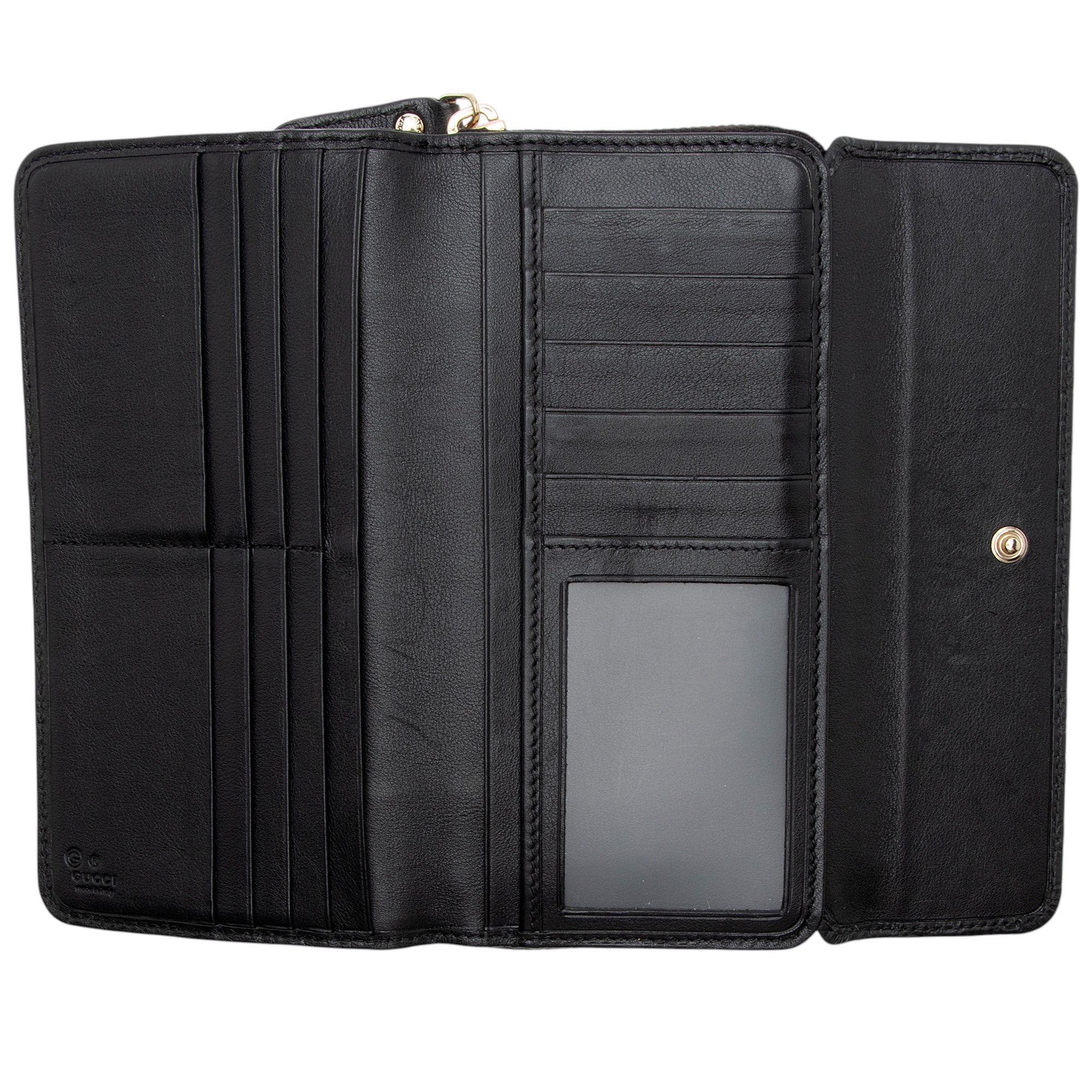 Gucci Microguccissima Leather ContinLBtal Flap Wallet