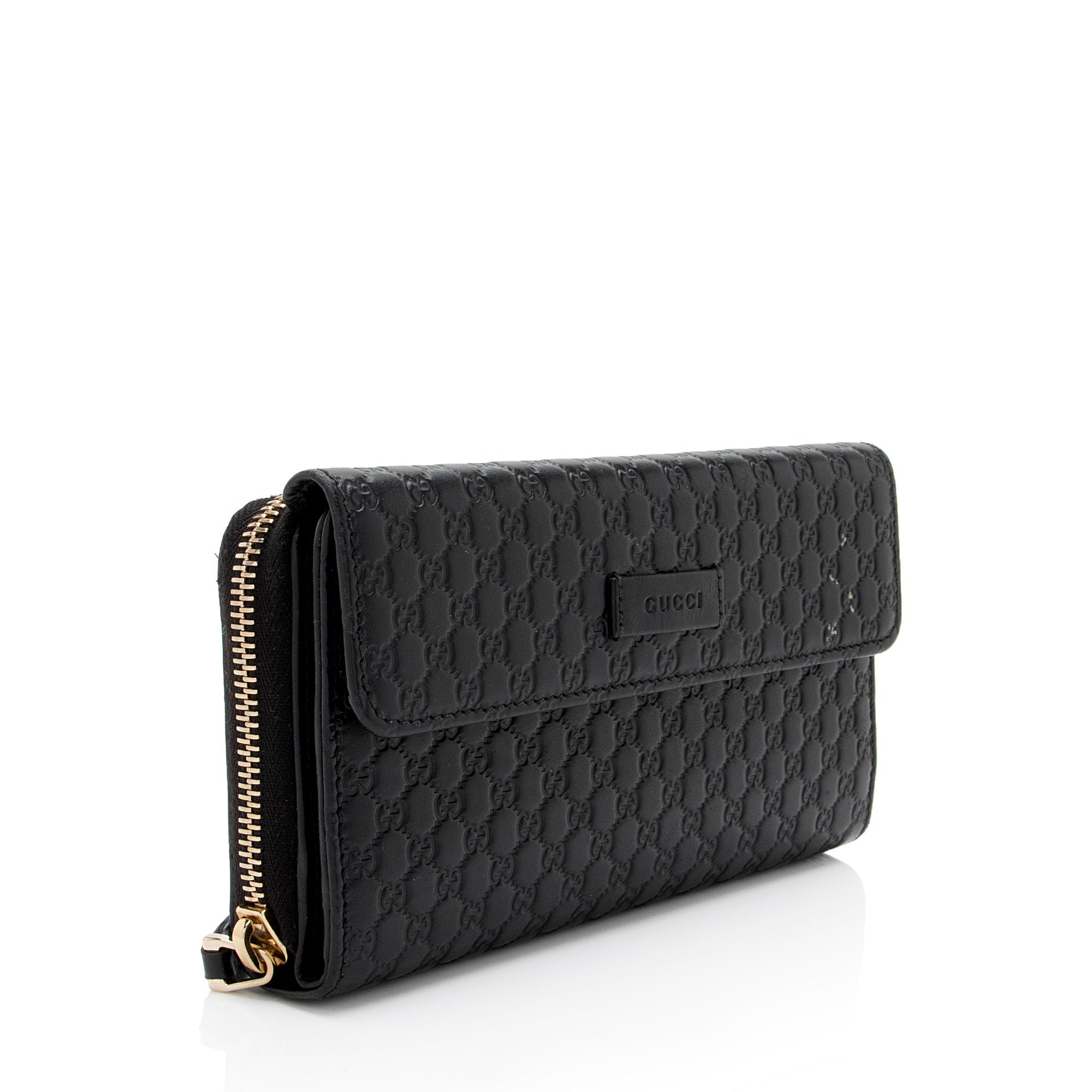 Gucci Microguccissima Leather ContinLBtal Flap Wallet