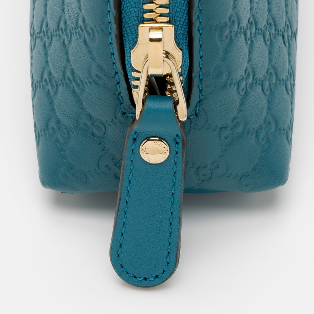 Gucci Microguccissima Leather Cosmetic Case (SHF-JCZ6DO)