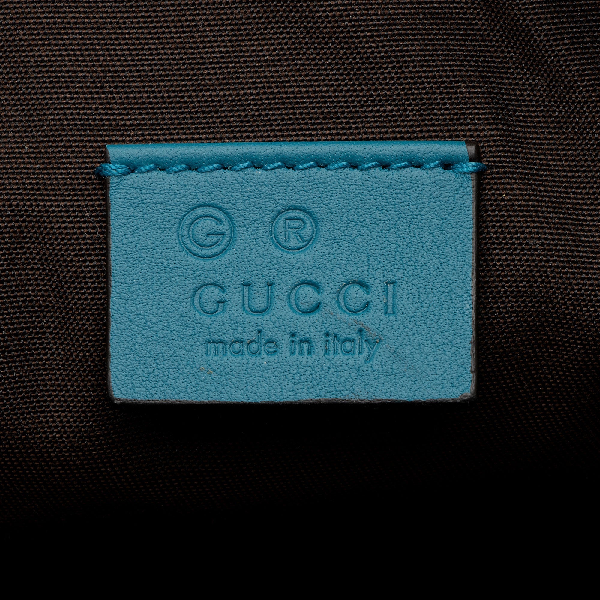 Gucci Microguccissima Leather Cosmetic Case (SHF-JCZ6DO)